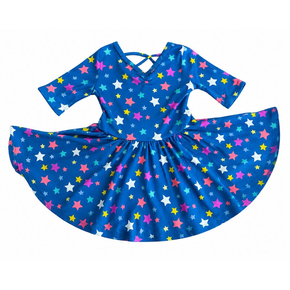 Dot Dot Smile Starlight Twirl Ballerina Dress Girls 12-24M Stars Soft Play Dress